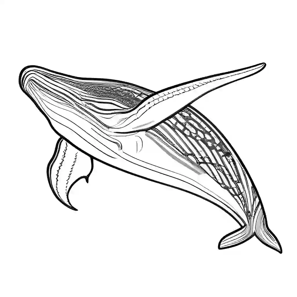 Humpback whales coloring pages